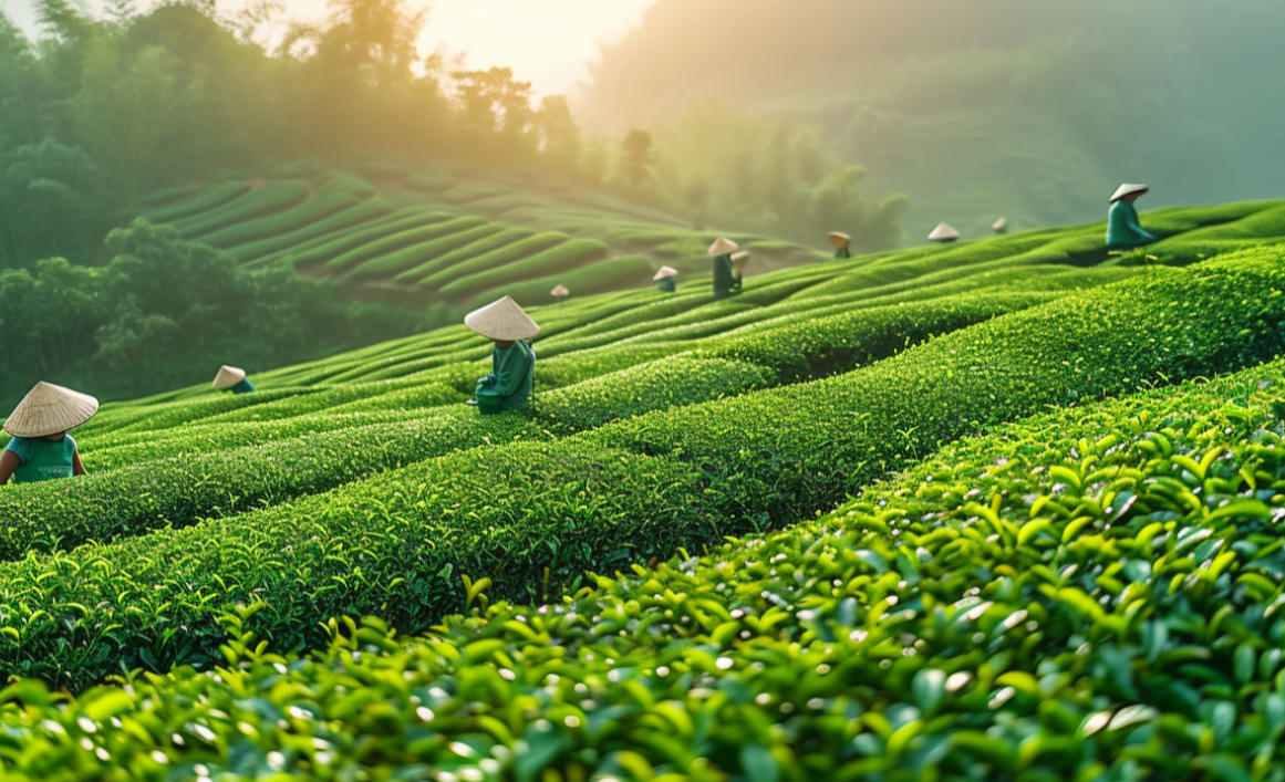 Longjing Tea Plantations