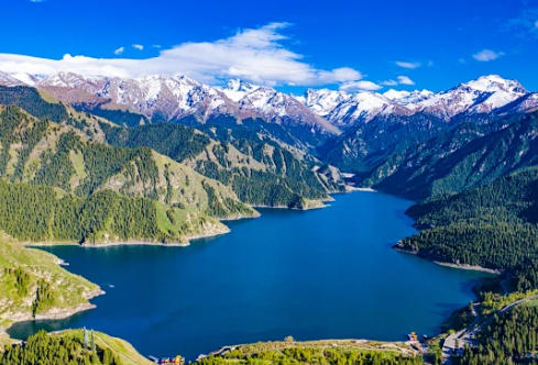 Heavenly Lake of Tianshan (Tianchi)